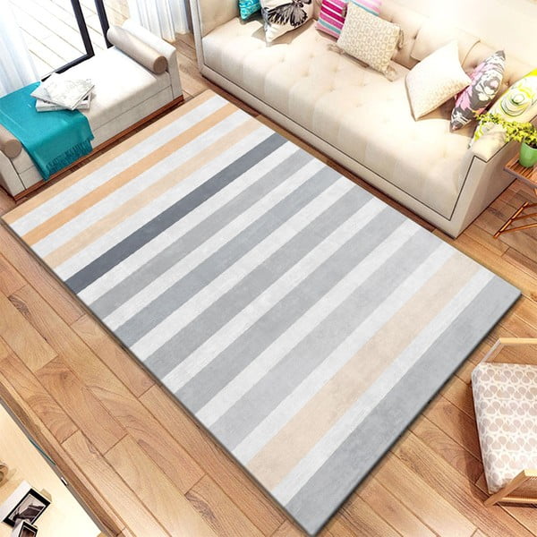 Koberec Homefesto Digital Carpets Panna, 80 x 140 cm