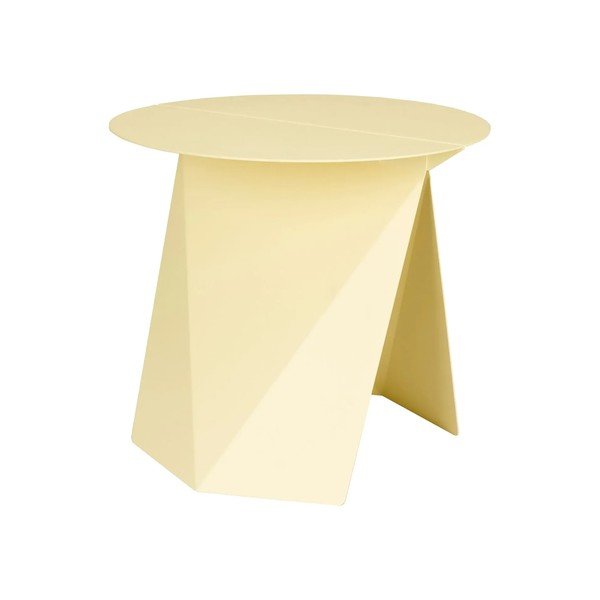 Kovový okrúhly odkladací stolík 45x46 cm Foldy – Zuiver-image-2