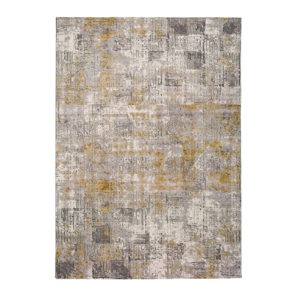 Sivý koberec Universal Kerati Mustard, 140 x 200 cm