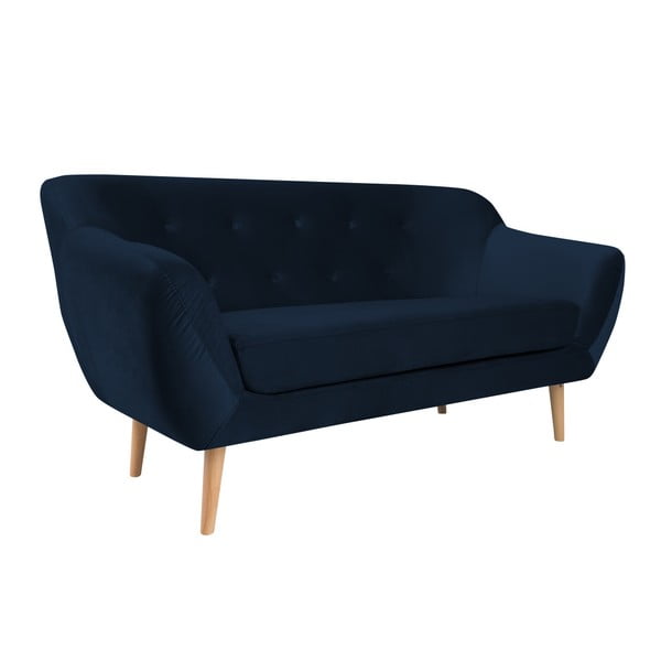 Tmavomodrá dvojmiestna pohovka Mazzini Sofas Amelie-image-2