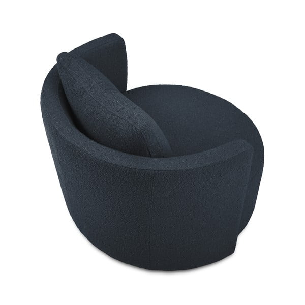 Tmavomodré otočné kreslo Interieurs 86 Nael-image-3