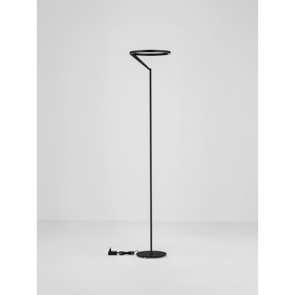 Matne čierna hliníková LED stojacia lampa so stmievačom (výška  168 cm) Tilia – Nova Luce-image-3