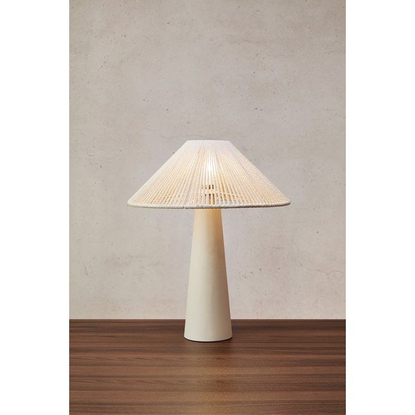 Béžová stolová lampa s textilným tienidlom (výška 50 cm) Favoro – Markslöjd-image-2