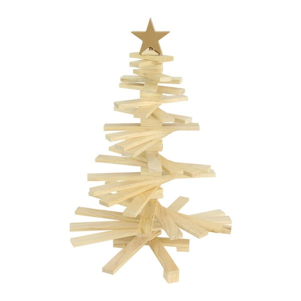 Stolový drevený dekoračný vianočný stromček Le Studio scanda Table Fir Tree