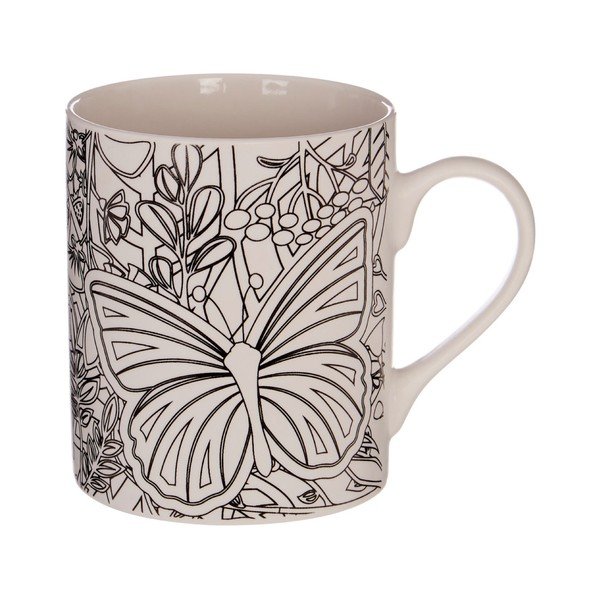 Set 6 fixiek a popisovateľného hrnčeka Premier Housewares DIY,-image-1