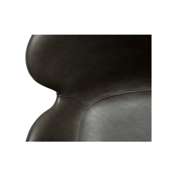 Sivé čalúnené jedálenské kreslo s podrúčkami Gaia – DAN-FORM Denmark-image-2