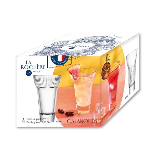 Poháre v súprave 4 ks štamperlík 220 ml Mix – La Rochére-image-4