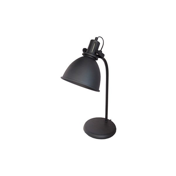 Čierna kovová stolová lampa LABEL51 Spot