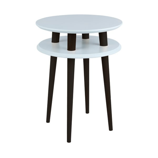 Svetlosivý príručný stolík s čiernymi nohami Ragaba UFO, Ø  45 cm