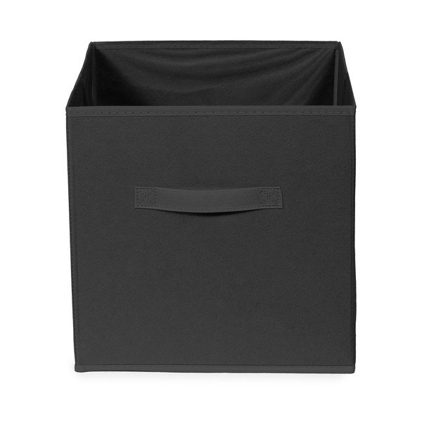 Čierny látkový úložný box 31x31x31 cm – Compactor