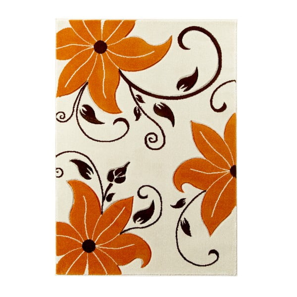 Béžovo-oranžový koberec Think Rugs Verona, 80 × 150 cm