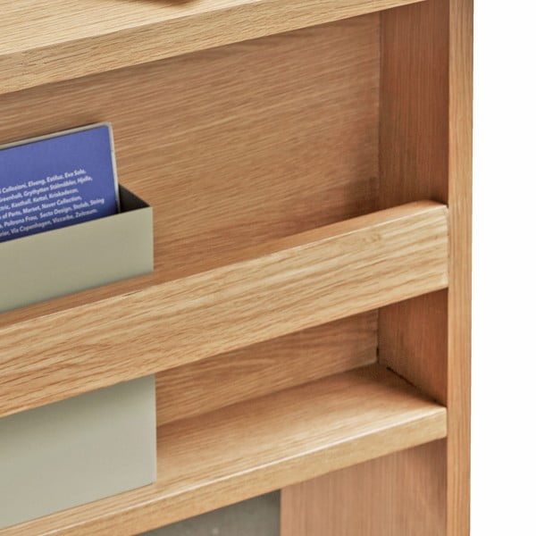 Pracovný stôl s doskou v dubovom dekore 70x140 cm Forma – Hübsch-image-3