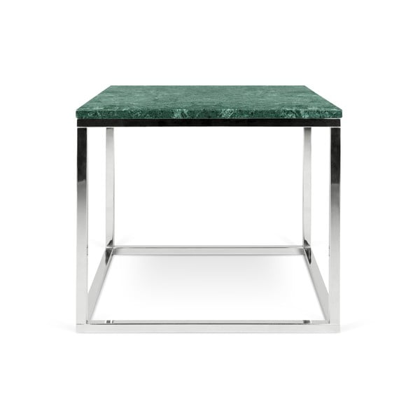 Zelený mramorový konferenčný stolík TemaHome Prairie, 50 × 47 cm