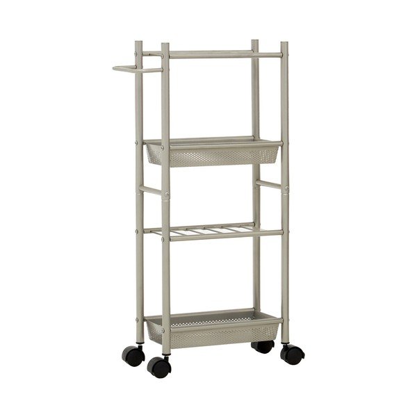 Kovový servírovací stolík na kolieskach 16x40 cm Dara – Premier Housewares