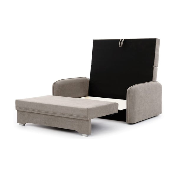 Béžová ženilková rozkladacia/s úložným priestorom pohovka 155 cm Laine – ELTAP-image-2