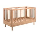 Postieľka z dubového dreva 70x140 cm v prírodnej farbe Forrest – Vipack