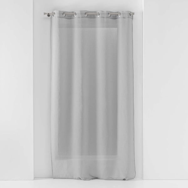Sivá voálová záclona 140x240 cm Sandra – douceur d'intérieur