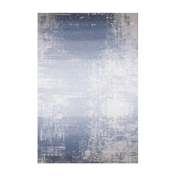 Modrý koberec Kate Louise, 80 × 150 cm