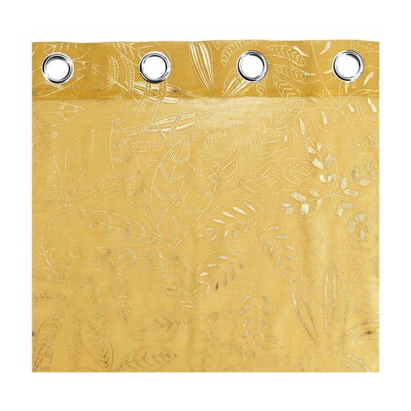 Žltá voálová záclona 140x280 cm Belflor – douceur d'intérieur-image-3