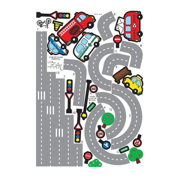 Nástenná samolepka Ambiance Car For Children-image-1