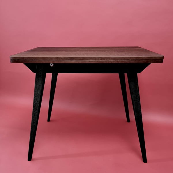 Rozkladací jedálenský stôl s doskou v dekore jaseňového dreva 65x90 cm Envelope – Ragaba-image-1