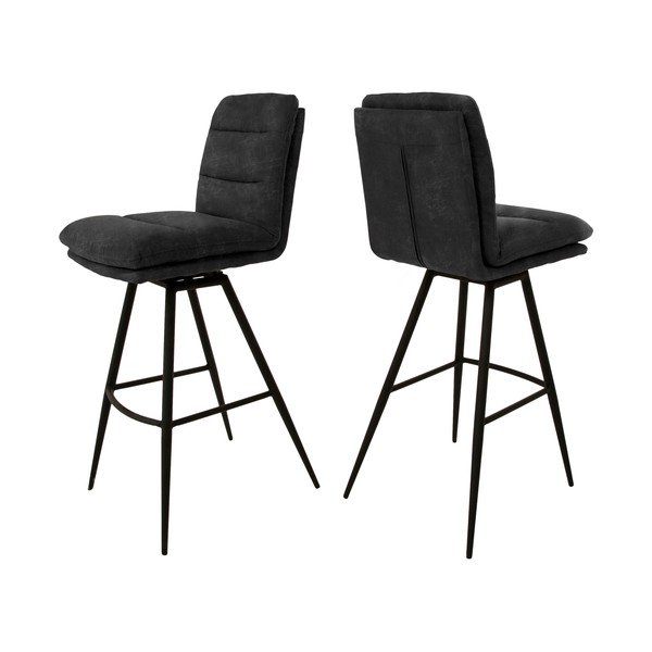 Tmavosivá barová stolička Canett Uri-image-2