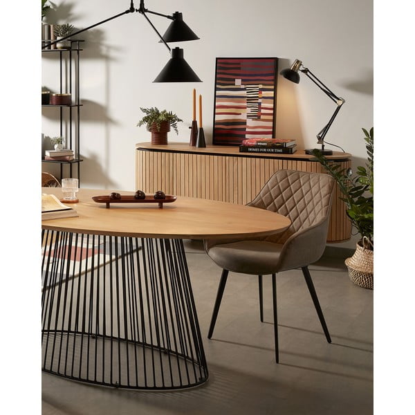 Jedálenský stôl s doskou z mangového dreva Kave Home, 200 x 110 cm-image-2