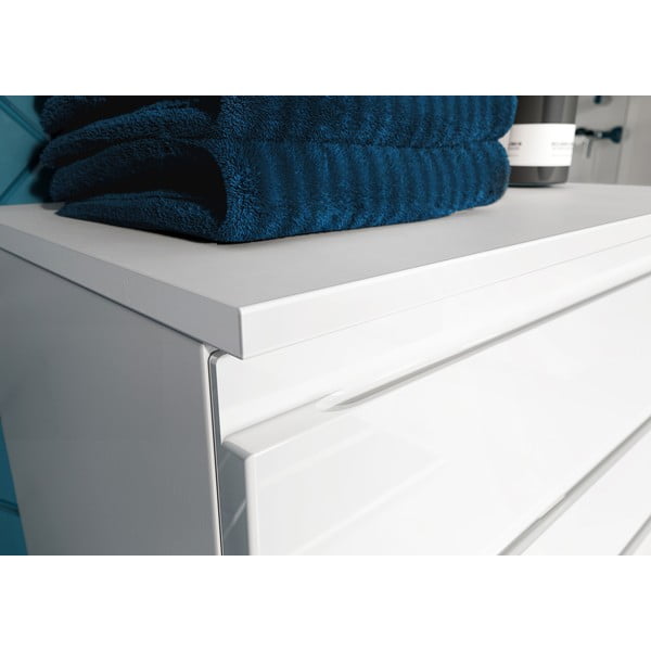 Biela kúpeľňová skrinka 60x97 cm Salinas - Germania-image-1