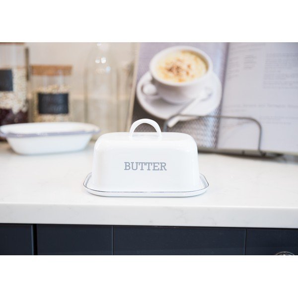 Smaltovaná dóza na maslo Kitchen Craft Living Nostalgia-image-3