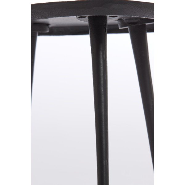 Čierny kovový konferenčný stolík 42x87 cm Puno – Light & Living-image-3