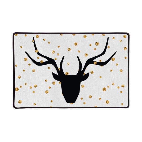 Multifunkčný koberec Butter Kings Reindeer Head, 45x75 cm
