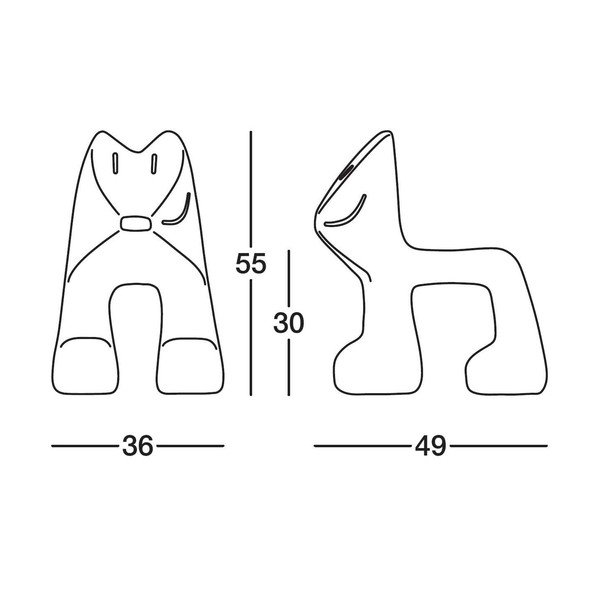 Detská žltá stolička Magis Julian-image-4