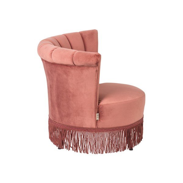 Ružové kreslo Dutchbone Flarir-image-3