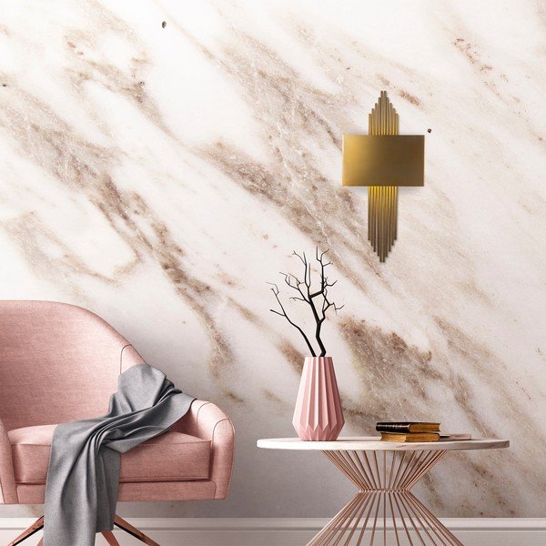 Nástenné svietidlo v zlatej farbe – Opviq lights-image-1