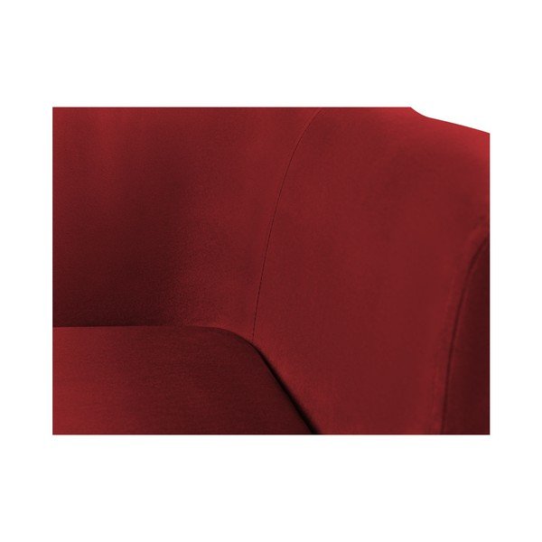 Červená zamatová pohovka Kooko Home Glam, 175 cm-image-4