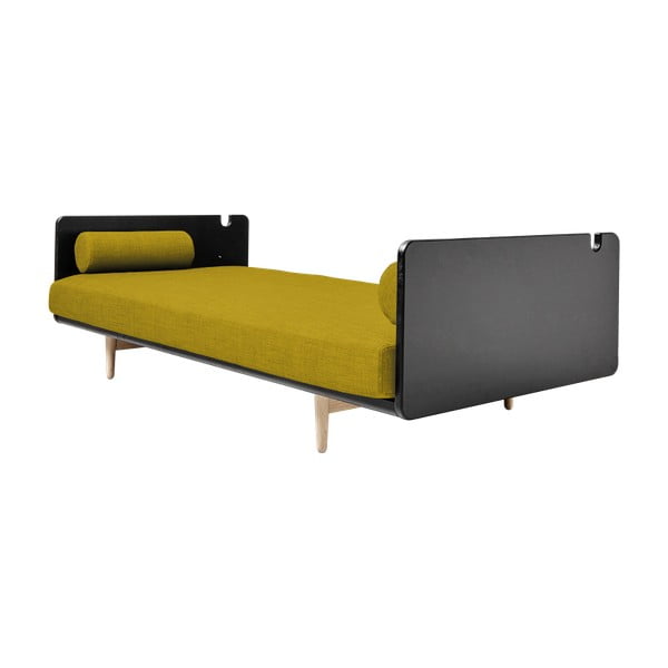 Variabilná pohovka Karup Deva Black/Raw Oak/Amarillo-image-3