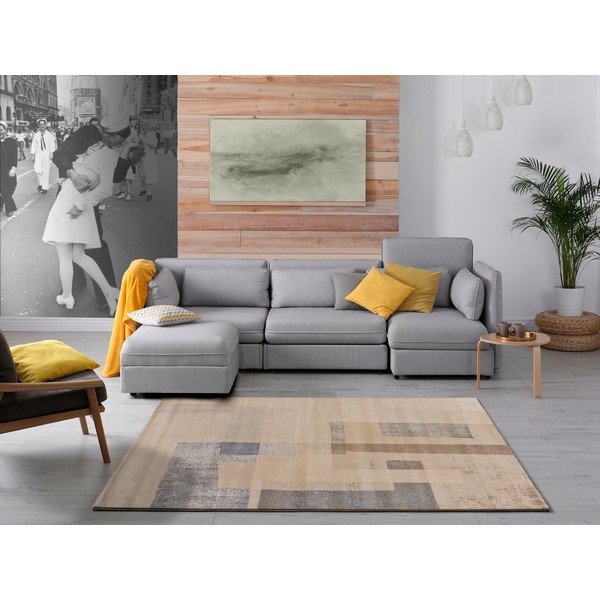 Béžový koberec 80x150 cm Cream - Universal-image-1