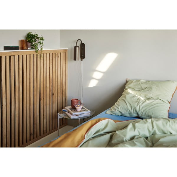 Okrúhly odkladací stolík so sklenenou doskou ø 45 cm Beam – Hübsch-image-3