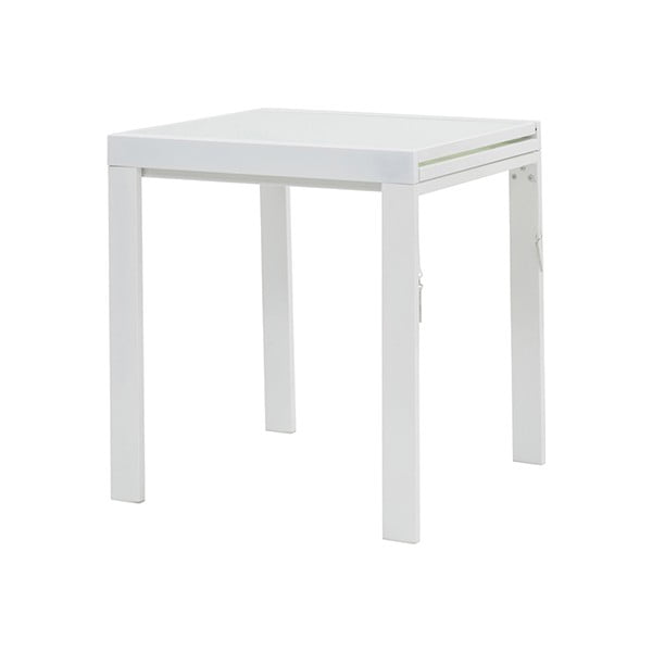 Rozkladací jedálenský stôl Sprint, 70-140 cm, biely