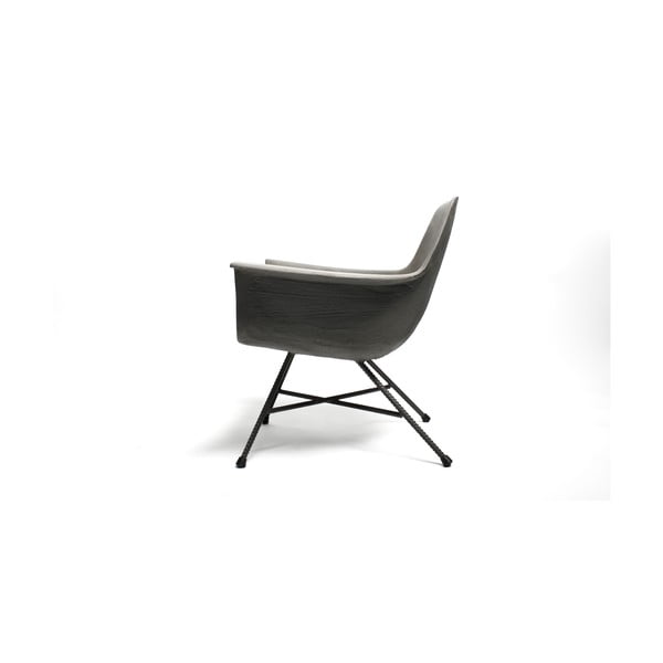 Nízke betónové kreslo Lyon Béton Hauteville-image-3