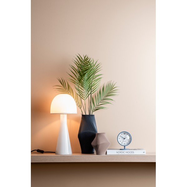 Tmavomodrá váza z polyresínu (výška 30 cm) Twisted Rib – PT LIVING-image-1