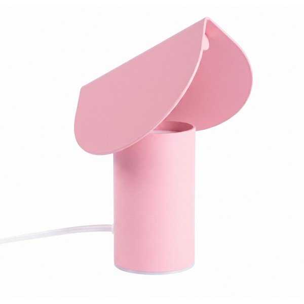Ružová hliníková LED stolová lampa (výška  15 cm) BISCUIT – Thoro