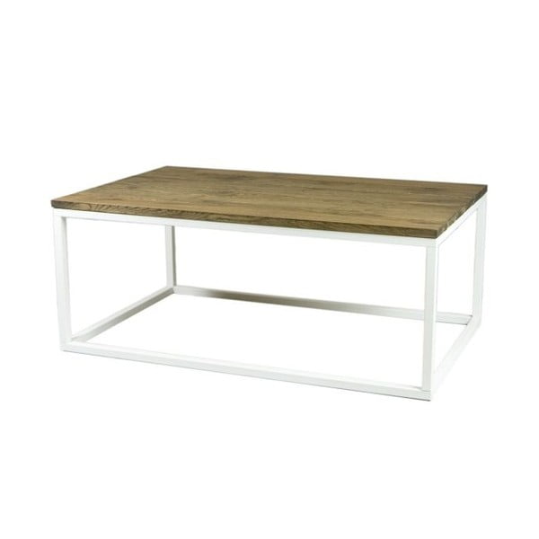 Konferenčný stôl Coffee White, 110x70x45 cm