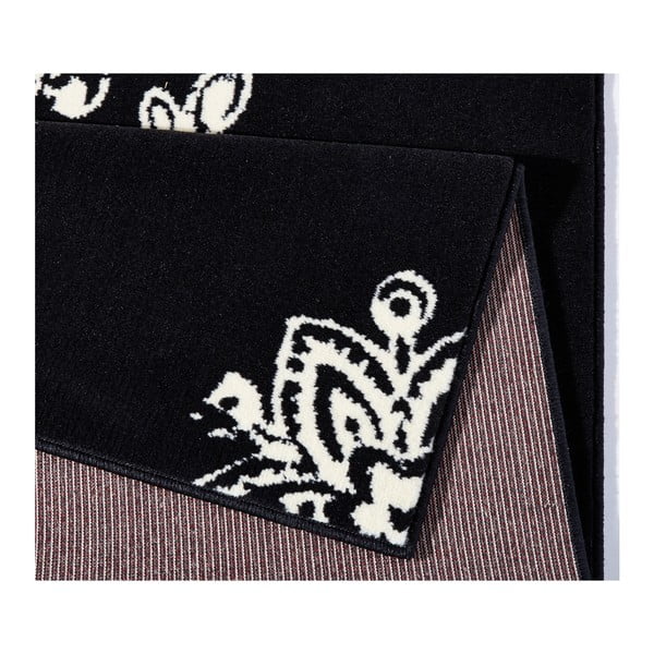 Čierno-biely koberec Hanse Home Gloria Blossom, 200 x 290 cm-image-2