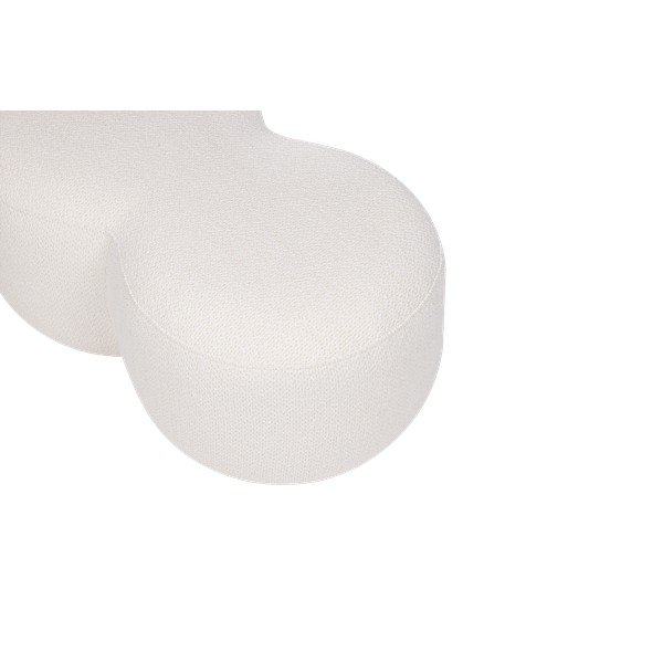 Béžový taburet z textílie buklé Umbo – noo.ma-image-3