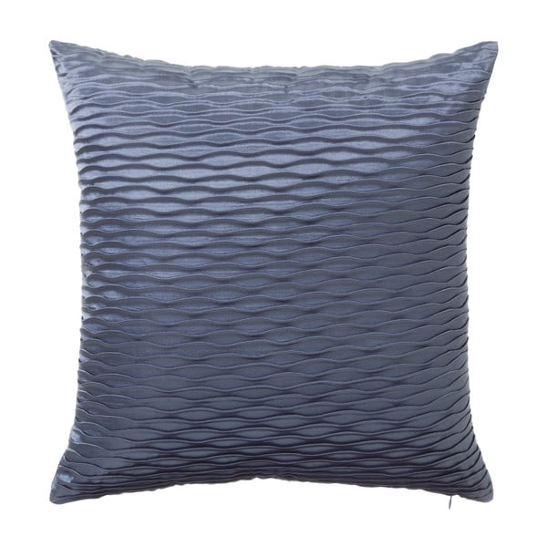 Modrý vankúš Unimasa Waves, 45 × 45 cm