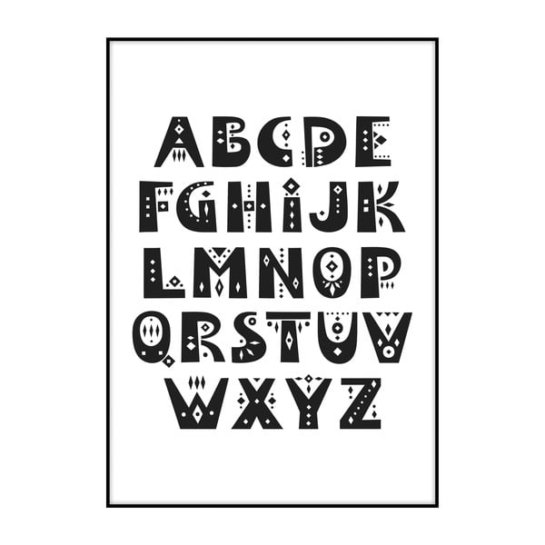 Plagát Imagioo Alphabet, 40 × 30 cm