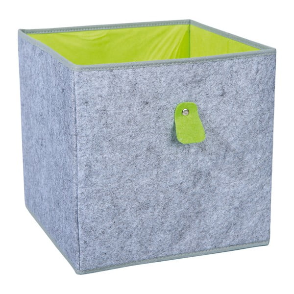 Sivý-zelený úložný box 13Casa Fanny