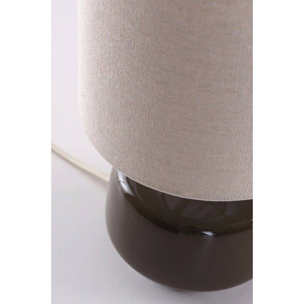 Hnedá/krémovobiela keramická stolová lampa (výška  29 cm) Laila – Jotex-image-4