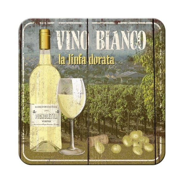 Sada 5 podložiek Postershop Vino Bianco